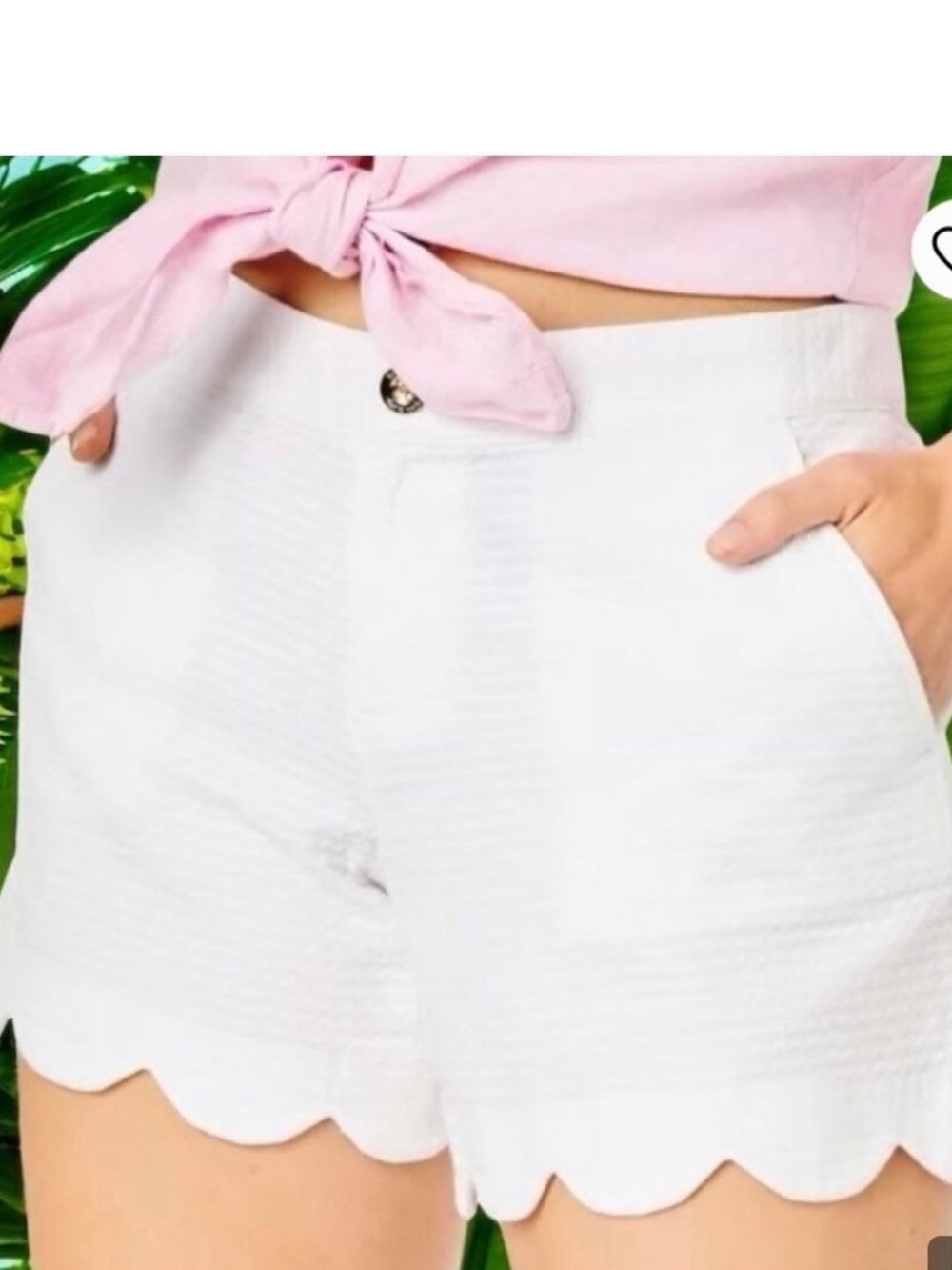 Lilly Pulitzer Buttercup Scalloped Shorts